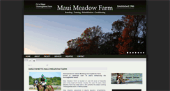 Desktop Screenshot of mauimeadowfarm.com